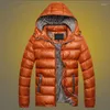 Herr ner m￤n vattent￤t vindt￤t puffer hoody kappa vinter varmare quiltad vadderad jacka