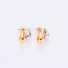 Stud INS Metal Gold/Silver Water Drop Color Matching Detachable Earrings Simple Personality Female Jewelry Accessories 86DA