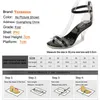 Avec Sandals Sandals Sandals Solid One High Talons Mot Summer Sexy Sexy Night Club Transparent Dames New Crystal Thin Heel Women Chaussures T221209 228