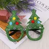 Рождественские украшения Santa Snowman Glasses Frame Decor Tree Dear Dornments 2022 год Рождественский подарок для взрослых детей для взрослых