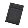 Gubintu Genuine Leather Men Men Slim Front Card Case Credit Super Thin Thin Card Card Trave Wallet Tarjetero Hombre331c