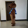 Costume della mascotte dell'orso polare dell'orsacchiotto che cammina gioco di ruolo del vestito di pubblicità su larga scala di Halloween