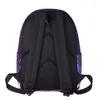 Sac à dos Space Galaxy Impression Sacs d'école noirs pour les adolescentes Fashion Star Universe Women 15% OFF T341