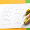 LATS Tiger Ten-Color Ballpoint Pen Cute Student Stationery Press Multi-Color Writing Tools Office School levererar grossist