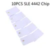 10PCS Smart IC Cards SLE 4442 Chip Blank PVC ISO7816Outros componentes eletrônicos