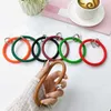 Universal Hanging Ring Fore Mobile Soft Silicone Lanyard Strap Anti-Lost Armband för iPhone Xiaomi Samsung Keychain
