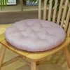 Almohada para silla Tapicería redonda de algodón Acolchado suave Cómodo Cojín de ocio Oficina Hogar o asiento de automóvil