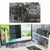 Motherboards B250 BTC Mining Motherboard With Switch Cable SATA Screwdriver 12 PCIE To USB3.0 Graphics Slot LGA1151 DDR4 SATA3