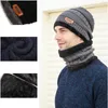 Berets Cover Head для мужчин вязаные ветропроницаемые флисовые мужские зимние шляпы шарф-шарф с тремя частями теплые наушники женщины