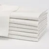 Table Napkin Polyester Cotton 6PCS Wholesale Wedding Christmas Placemats And Napkins Square White Restaurant Home Party Cloths
