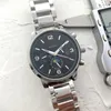 Relojes de pulsera para hombres 2022 Nuevos relojes para hombres Seis puntadas Fase lunar Reloj mecánico automático Top Marca de lujo Cinturón de acero y cuero Hombres Moda MON