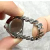 Cluster Ringe Mode Mini Diamant Ring Uhr Männer und Frauen Paar Gummiband Legierung Finger Dekompression Massage Schmuck Uhr