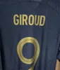 American College Football Wear 2022 Match Worn Player Issue VS Angleterre Giroud GRIEZMANN Tchouameni Dembele Rabiot GIROUD Maillot Name Nummer Sporttrikot