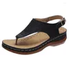 Sandals 2022 Women Platform Shoes Summer Open Open Open for Retro Women's Leisure Ladies Slip-on fother