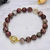 Hänghalsband guaiguai smycken 18mm 19 '' bild jasper sten slät rund vit keshi pärlhalsband