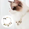 Dog Collars Good Pet Collar Attractive Necklace Allergy Free Decorative Faux Pearl Bow-knot Jewelry