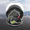 Capacetes de motocicleta Capacete de acidentes de motor adulto Capacete respirável Face aberto meio andando hard -chapéu flip up Downhill Motor com patch reflexivo