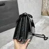 Messenger designer handväskor för kvinnor axelväskor populära väska äkta läderaligator