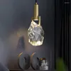 Lampy wiszące nowoczesne kreatywne kryształ lodowy żyrandol LED Restauracja El Bar korytarza balkonowa jadalnia sypialnia osobowość światło