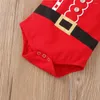 Kleidungssets Baby Mädchen Weihnachtskleidung Set Weihnachtsmann Strampler Body Roter Tüll Tutu Rock Stirnband 0-18M Born Infant Festival Kostüm
