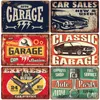 Grappig ontworpen mijn garageregels waarschuwing vintage tin bord metalen plaat pas op muurdecoratie voor vaders garage gereedschap gevaar man grotwanden decor maat 20x30cm w01