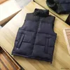 Herenjassen Herenvesten Jas Donskatoenen gilet Designer Borduren Heren en dames Geen mouwloos Winterjack Puffer Herfst-winterjassen