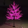 LED Artificiale Cherry Blossom Tree Light Luce natalizia 2304 pezzi Lampadine LED 3 m Altezza 110/220 V CA Antipioggia Uso esterno