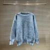 2022 Mens Designer Letter Printing Italian Designers Women Men Sweaters Quality Casual Round Long Sleeve Embroidery Sweater