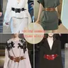 Ceintures La première couche Cowhide Wide Fashion Women's Girdle Belt Decoration Coat Suit Robe Waistband Leather Dual Use Medames