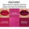 Lip Gloss 1PCS Liquid Lipstick Lipgloss Cosmetics Lightweight Makeup Matte Waterproof Long Lasting Moisturizing Girls Gift TSLM1