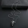 Stainless Steel Skull Pendant Necklace Trendy Men And Women Personality Domineering Design Necklace