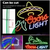 5M LED Neon Znak Lekkie 12V Elastyczny pasek LED z złączem DC Kolorowa Rainbow Neon Ribbon Xmas Dekoracja lampa do reklamy Wedding Home Decor