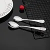 Zestawy naczyń obiadowych 4PCS 304 Stal nierdzewna Dzieciak Kreskówka Kreskówka Rzeźbia Dzieci Stołowa Zestaw Western Spoon Fork