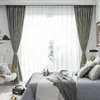 Curtain 2022 European And American Thick Jacquard Curtains High-precision Pastoral For Living Dining Room Bedroom