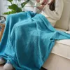 Blankets Acrylic Wheat Knitting Fashion Tassel Blanket Comfortable Solid Color Sofa Lightweight Exquisite Bed Decorative