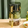 収納ボトルスプーンザクアージャー家庭用調味料ボックス調味料スパイスラックのためのモーデンキッチン用品