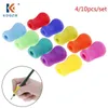 4Pcs/10Pcs Silicone Pen Gripper Baby Learning Writing Tool Correction Device Fish Pencil Grasp Aid Grip Stationery