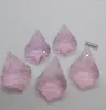 Chandelier Crystal Camal 5PCS 38mm Pink K9 Glass Prisms Pendant Drop SunCatcher Lamp Lighting Part Hanging Decoration