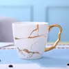 Mugs Nordic Moire Cup Present Boxed Coffee Ceramic Mug Milk Office Creative Par Men's and Women's Set