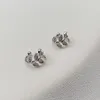 New Fashion Leaf Clip Earring For Women Without Piercing Puck Rock Vintage Crystal Ear Cuff Girls Simple Jewerly Gifts