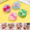 Chien vêtements mode chat mignon épingle à cheveux accessoires pour animaux de compagnie fournitures nœud papillon pince à cheveux coiffure décoration