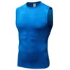 Yoga Outfit Men's 3D Printing Fitness Running Vest Body-hugging Stretch Shoulder Quick-dry Clothes