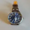 2022 Top Quality Wristwatch Big Pilot Midnight Blue Black Dial Automatic Men's 46MM Mens Watch Watches 224l