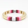 Bedelarmbanden emaille kralen geometrische semi-ronde gouden en modieuze dames armband high-end high-end etnische stijl banket sieraden