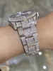 La lunette de bracelet personnalisée concepteur intégrée avec du diamant de carbonite peut être détectée via un mouvement mécanique 3235 de verre saphir et de 904 acier inoxydable