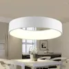 Pendant Lamps Northern European-Style Living Room Chandelier Modern Simple Ring LED Lamp Bedroom Restaurant Aluminum