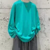 Męskie koszule Oważne solidne 17 kolorów pullover bluzy dla mężczyzn 2022 Męskie streetwear harajuku bluzy Koreańskie ubrania Koreańskie ubrania Kobiety