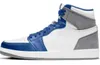 With Box Jumpman 1 Basketskor Herr Dam 1S True Blue sneakers sport sneakers Tofflor Storlek 6 6,5 7 7,5 8 8,5 9 9,5 10 10,5 11 11,5 12 12,5 13 13,5