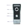 Videodörrtelefoner 7 "LCD 2st Monitor Telefon Intercom Doorbell System Home Security Kits IR Camera Bell Doorphone