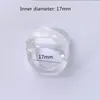 Cluster Rings UJBOX Spring Summer Transparent Acrylic Resin Ring For Women Clear Large Square Wedding Bands Wholesale Bulk